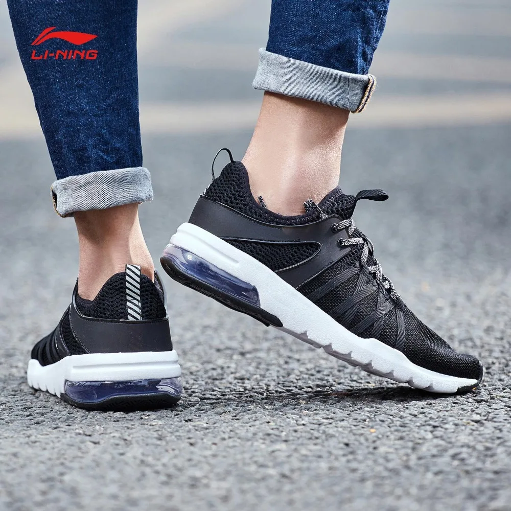 Женские Прогулочные кроссовки Li Ning удобные дышащие на воздушной подушке с