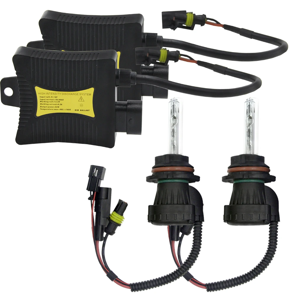 LOAUT HID DC сменная фара 9007 12В противотуманная Автомобильная Hi/Lo луч 3000 K 12000 ходовой