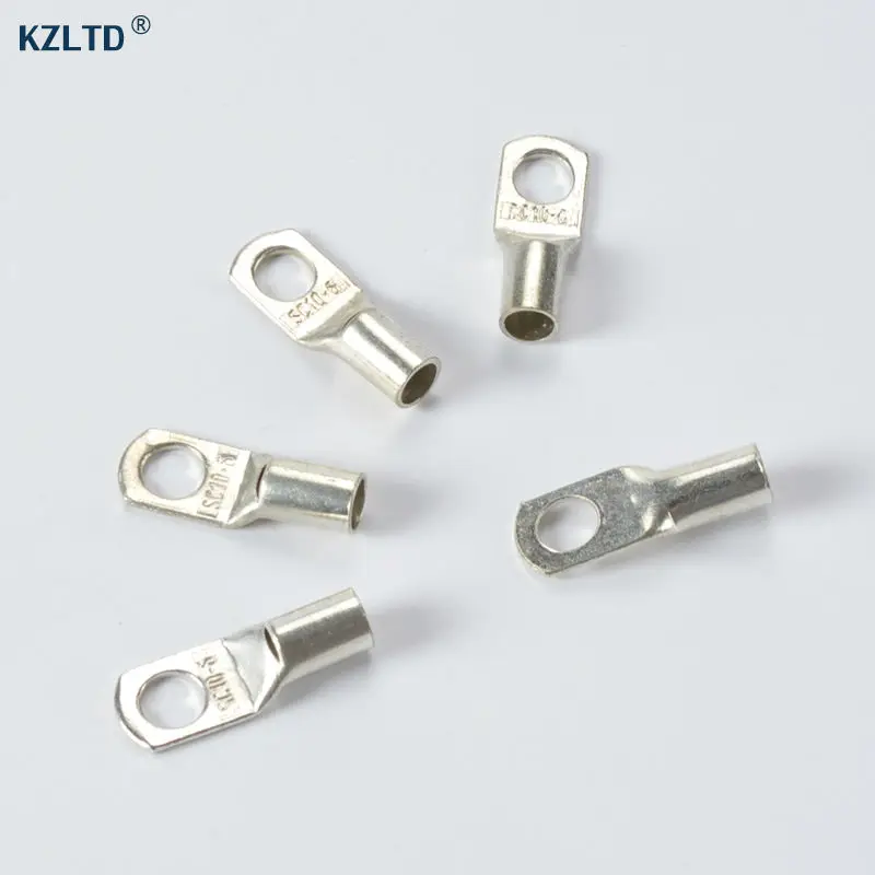 Медный компрессионный соединитель 7 AWG M6 20 шт. луженая медь клеммы SC10-6