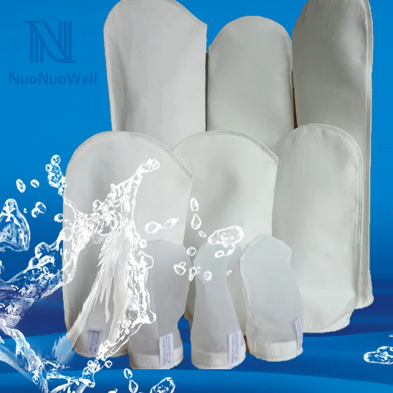 2x 100/200/300 Mesh Micro Nylon(NMO)Filter Bags Fish Aquarium Marine Sump Felt Pre Filter Sock Bag Corrosion Resistance