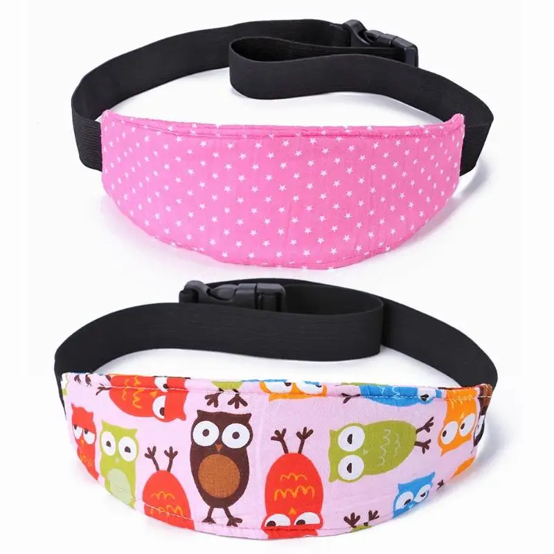 Фиксатор для головы ребенка с ремнем безопасности детской коляски регулируемый