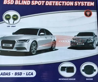 car blind spot detection vehicle bsd microwave radar sensor system track alarm warning light buzzer safe driving detector car