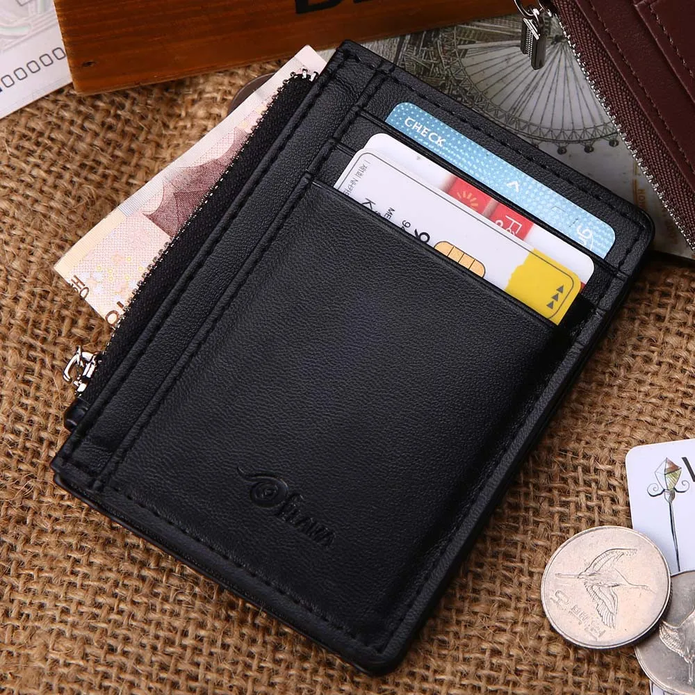 Мужской кошелек из искусственной кожи с отделением для кредитных/ID карт и