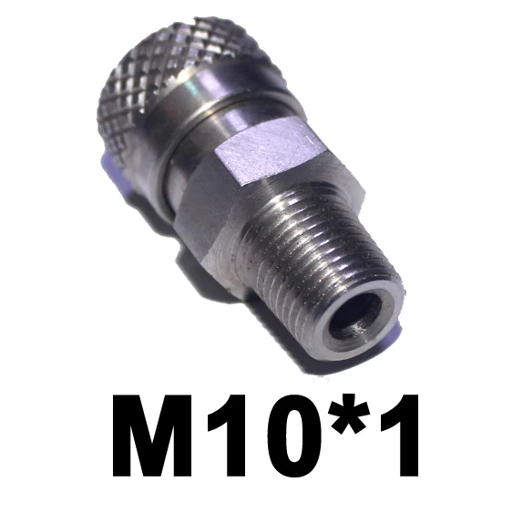 M10 Пейнтбол PCP пневматическая винтовка 8 мм нержавеющая БЫСТРОРАЗЪЕМНАЯ Соединительная муфта фитинг 1/" NPT M10* 1 Гнездо для наполнения - Цвет: M10