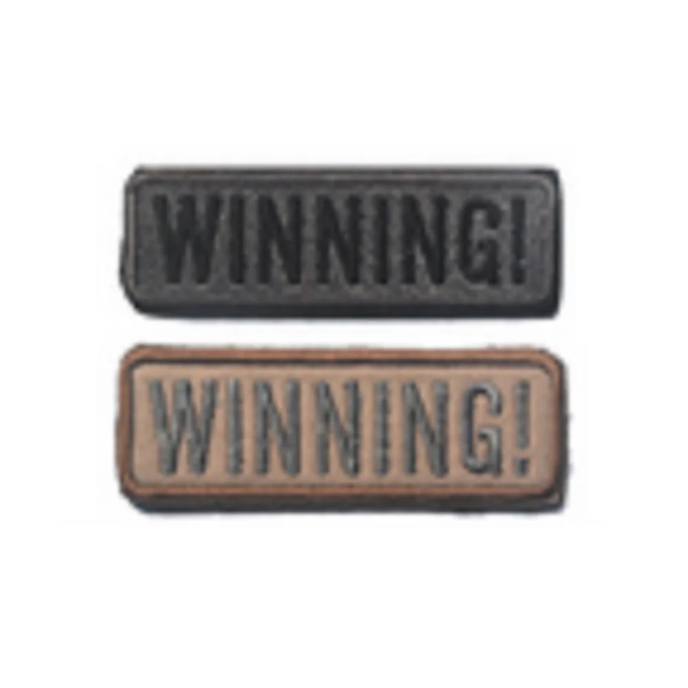 3D Вышивка нашивки победитель патчи ткани патч значки Сделай Сам аппликации для