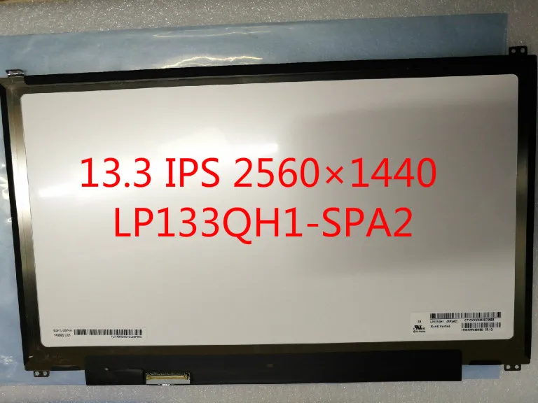 

LP133QH1-SPA2 LP133QH1 SPA2 LP133QH1 (SP)(A2) LED Display Matrix for Laptop 13.3" eDP 2560X1440 Quad-HD IPS Screen For LG matrix