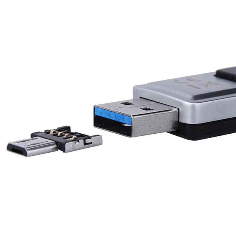 2019 цифровой мини USB 2 0 микро OTG конвертер адаптер для Samsung Android мобильный телефон