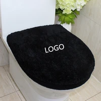 2pcsset new super soft thicken carpet toilet seat cover bathroom mat toilet 2 piece set toilet sets warmer toilet potty pad set