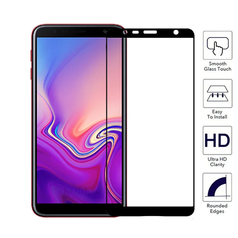 Защитное стекло для samsung Galaxy J6 J4 Plus J8 J7 2018 защита экрана закаленное J5 2015 2016