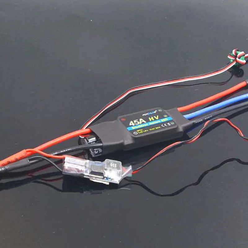 Flycolor 45A контроллер скорости rc самолет бесщеточный ESC 3-8S HV OPTO BEC 2 версии для дрона