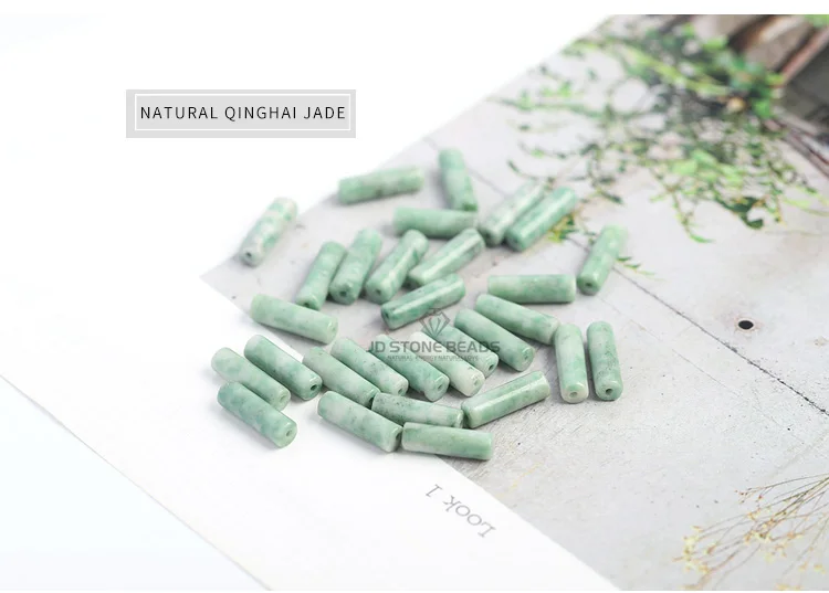 QINGHAI JADE JD каменные бусины набор натуральных камней Квадратные бусины с отверстием желтые туркиоза из желтого нефрита Квадратные бусины для аксессуаров - Цвет: QINGHAI JADE