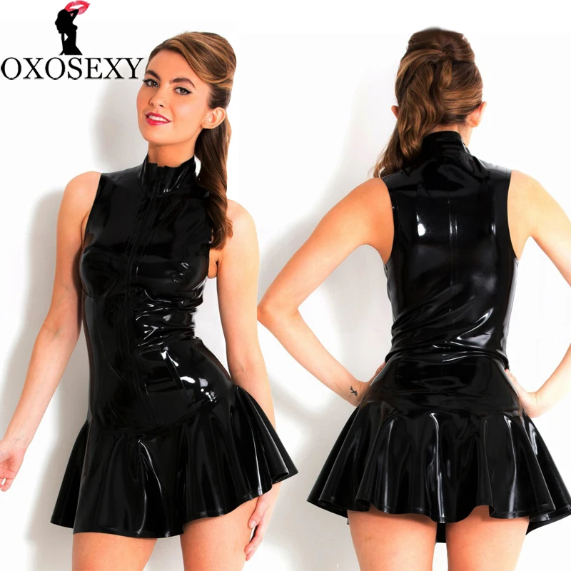 OXOSEXY Сексуальная юбка сексуальное белье Горячее кожаное нижнее на молнии