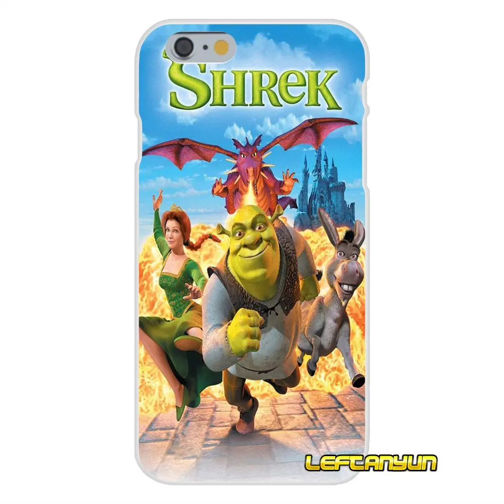 Шрек Мультфильм Тонкий силиконовый чехол для телефона iPhone X 4 4S 5 5S 5C SE 6 S 7 8 плюс |
