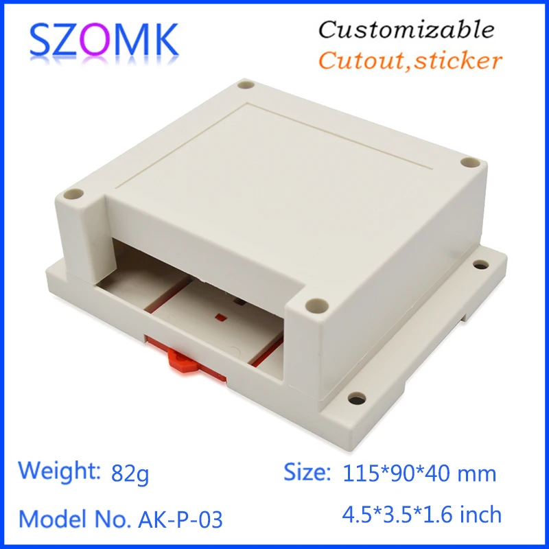 Распределительная коробка szomk из АБС пластика для din рейки 10 шт. 115*90*40 мм