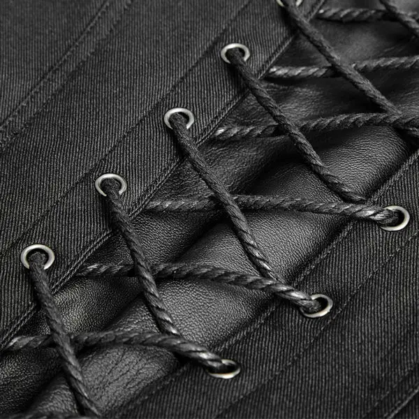 Панк рок Модные крутые мужские готические пальто куртка черный ретро Клубные