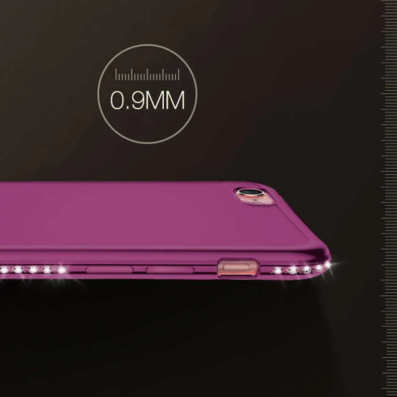 Роскошный блестящий чехол Kerzzil для iPhone 5 SE 5S блестящие мягкие Матовые чехлы из ТПУ