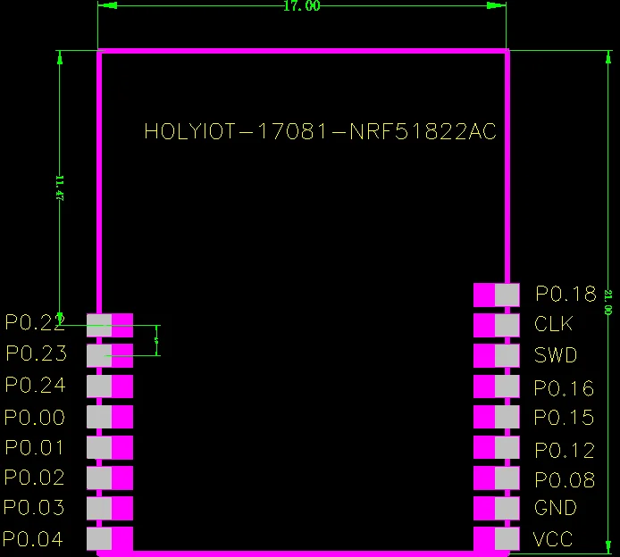 Новый продукт NRF51822 + PA Модуль чип переменного тока BLE 4 2 модуль передачи Bluetooth