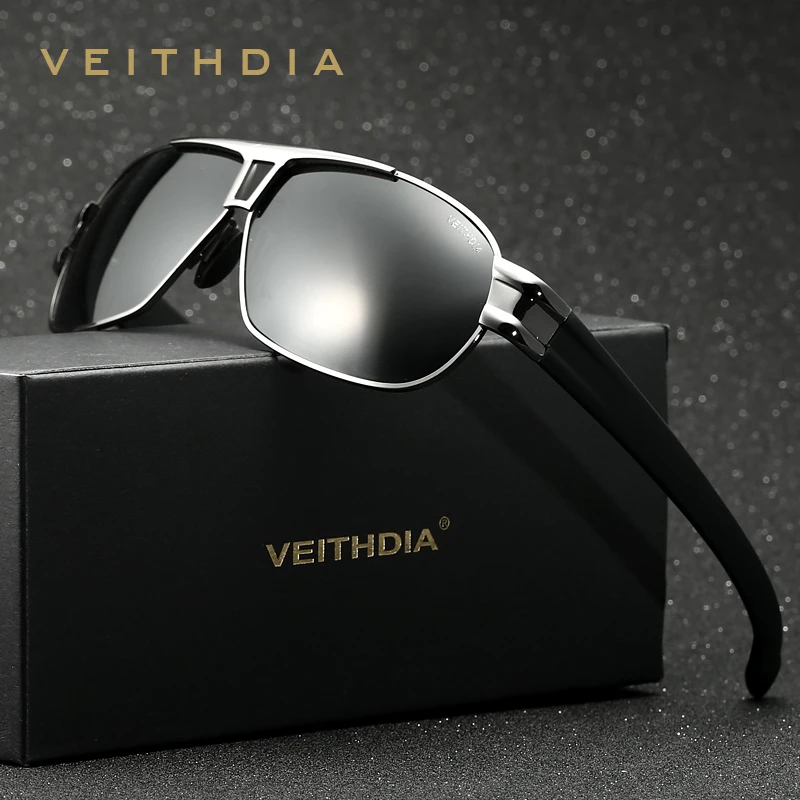 Бренд veithdia дизайнер для мужчин's солнцезащитные очки женщин Поляризованные
