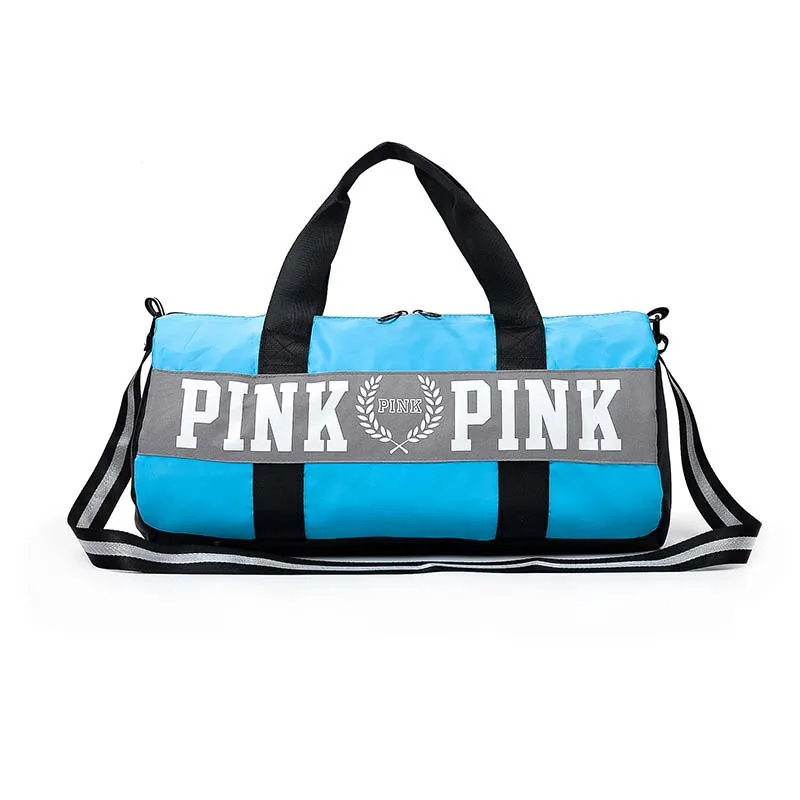 Travel Bag 17 Raisvern, расшитый блестками розовый спортивный костюм с буквенным принтом, Женский комплект из двух предметов, футболка, топы и штаны, комплект, костюмы, повседневный облегающий комплект из 2 предметов - Цвет: Travel Bag 17