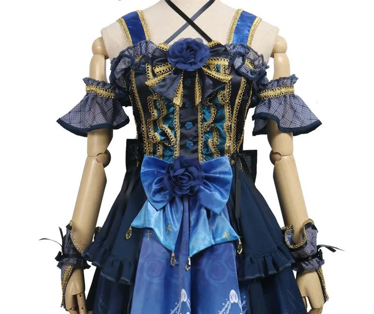 Zhomecos Amine BanG Dream Roselia Udagawa Ako костюм для косплея 4th платье полный комплект костюмы |