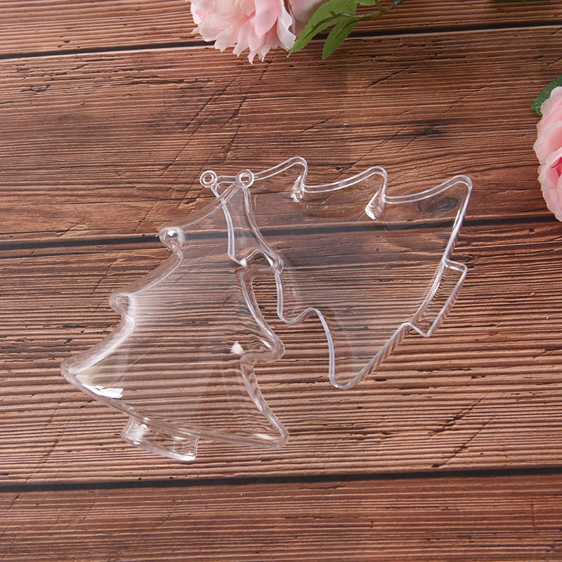 

1X DIY Fizzy Sphere Tree Shape Clear Plastic Bath Bomb Molds Chocolate Plastic Transparent Bath Bomb Mould
