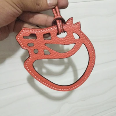 Мода PU кожа подковы брелок кольцо для женщин цепочка для ключей для Сумки Украшение подвеска на сумку аксессуары R301 - Цвет: Orange