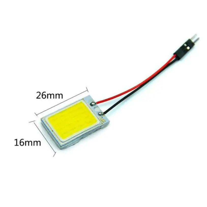 Франшиза Автомобильный свет 4 шт 3W 12V 18 COB Автомобильные светодиодные лампы T10 BA9S