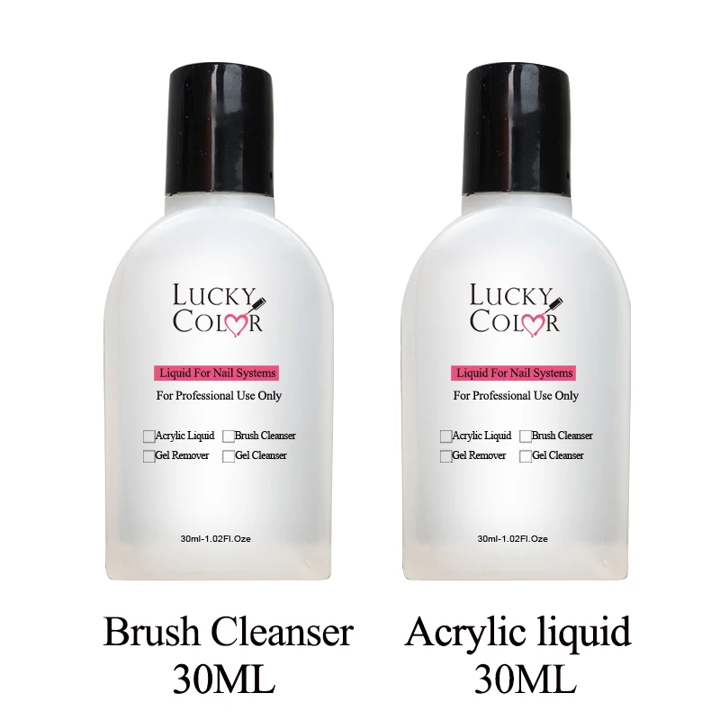 Гель для дизайна ногтей Lucky Color акриловый порошок/Кристальный Жидкий УФ гель 3D