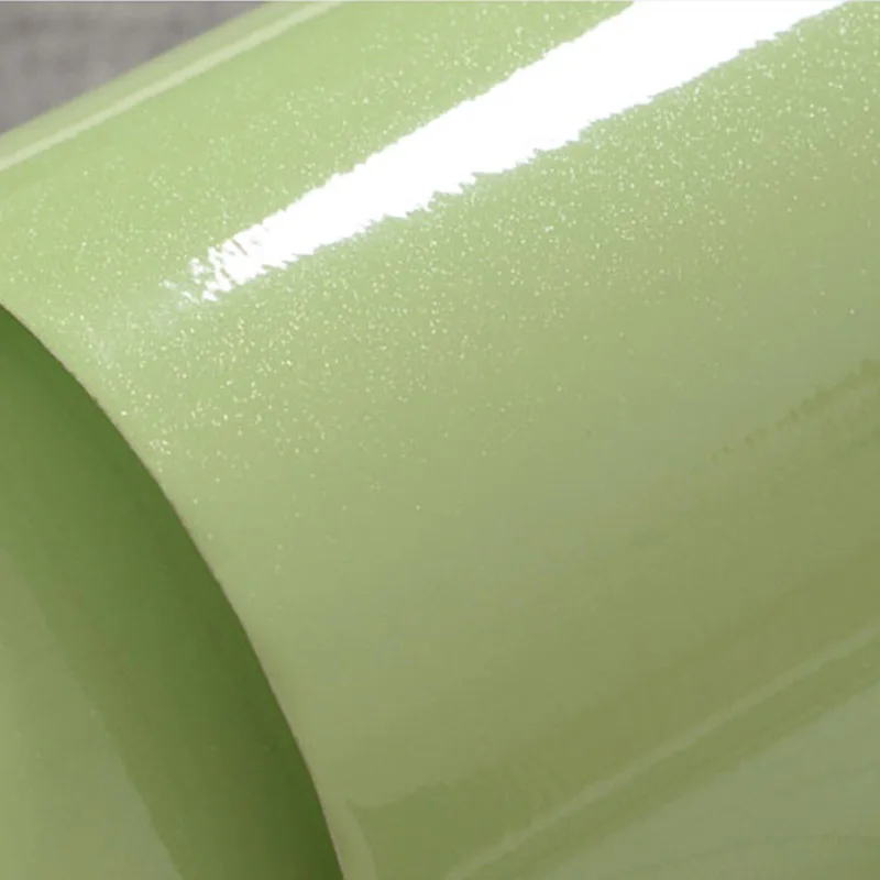 Light green Белая DIY декоративная наклейка для ремонта старой мебели самоклеящаяся настенная бумага для кухонного шкафа шкаф ПВХ водонепроницаемая настенная бумага - Цвет: Light green