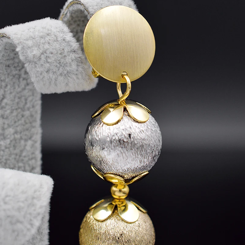 Женские длинные висячие серьги Sunny сережки подвески в Дубае модные свадебные с