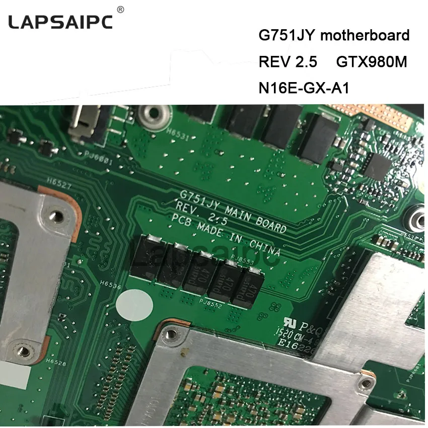 Материнская плата G751JY GTX980M 2 шт./лот для ASUS материнская REV 3 0 игровая карта i7 ЦП 60NB06F0