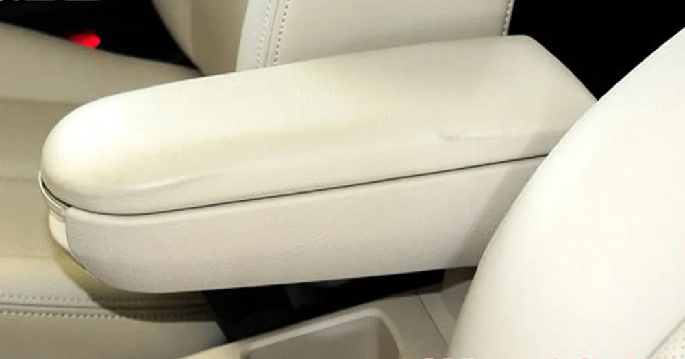Чехол для подлокотника Golf Bora Octavia Rapid Fabia Roomster Santana lavida Polo Passat Beetle Cabrio Leon Toledo - Название цвета: Shallow cream colore