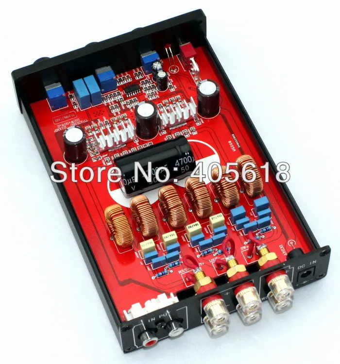 TPA3116 2 1 2x50W + 100W Класс D усилителя платы сборки с чехлом|board board|board ampboard class d |