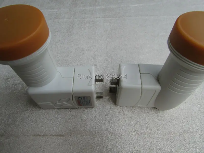 Универсальный две конвертора ku-диапазона двойной выход LNB/lnbf 0.1db для спутникового