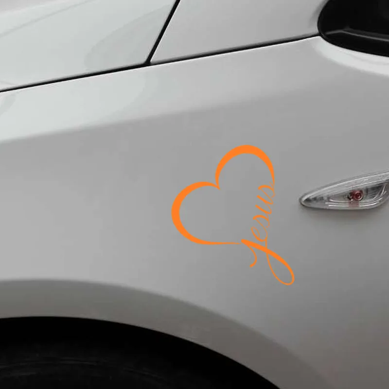 Сердце Иисуса Бог любовь Христос Библейское искусство автомобильные наклейки