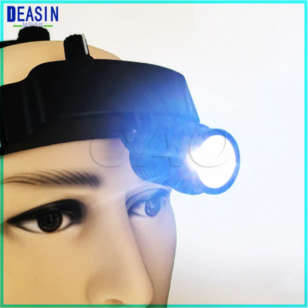 

Adjustable Dental Surgical loupe Headlight Warm Light Headlamp Black Medical Lab Equipments Dental Loupes