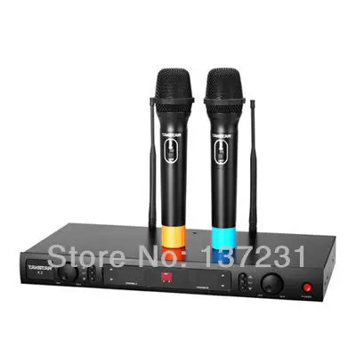 Новый бутик рекомендует Takstar X2 черный UHF беспроводной микрофон Система