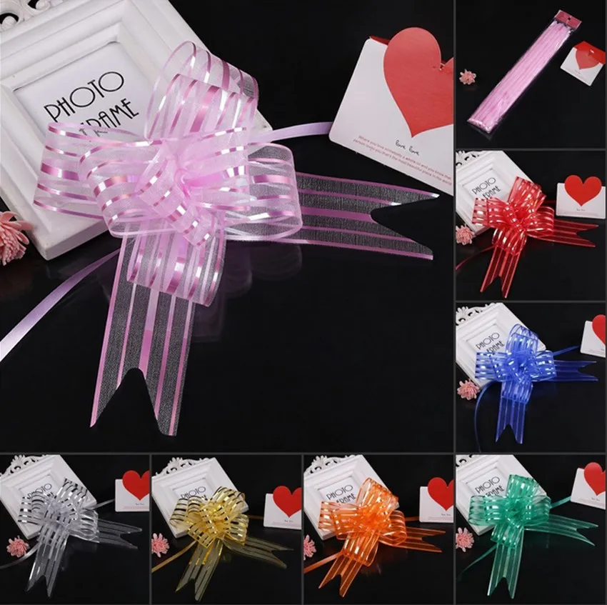 10 piezas de decoración de Flores dibujadas a mano, cintas de lazo...