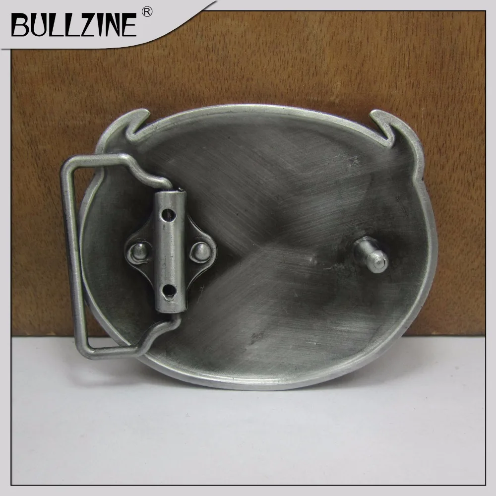 В Bullzine оптовая продажа буйвола страна пряжки ремня с оловянной отделкой FP 03539