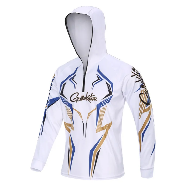 

Gamakatsu Fishing Clothing Long Sleeve Outdoor Breathable 5XL Fishing Shirts Anti UV Quick-Drying Cycling Hunting Hiking Clothes