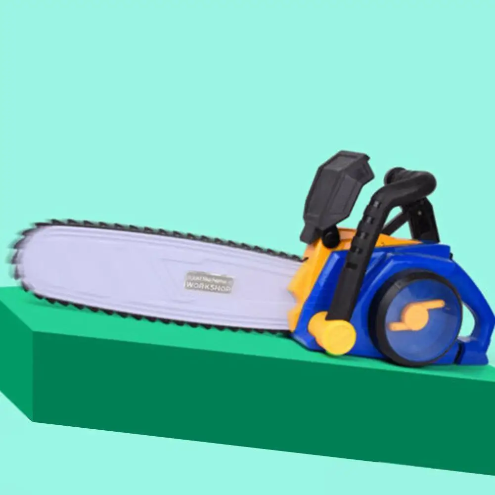 

Kids Pretend Play Toy Power Tool Rotating Chainsaw With Sound Electric Toy Electric Toys Simulation Chainsaw Toy
