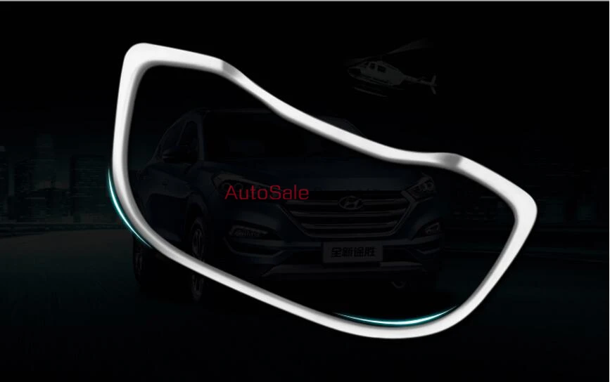 ABS аксессуары подходят для HYUNDAI TUCSON TL 2015 2016 хромированная панель приборной панели