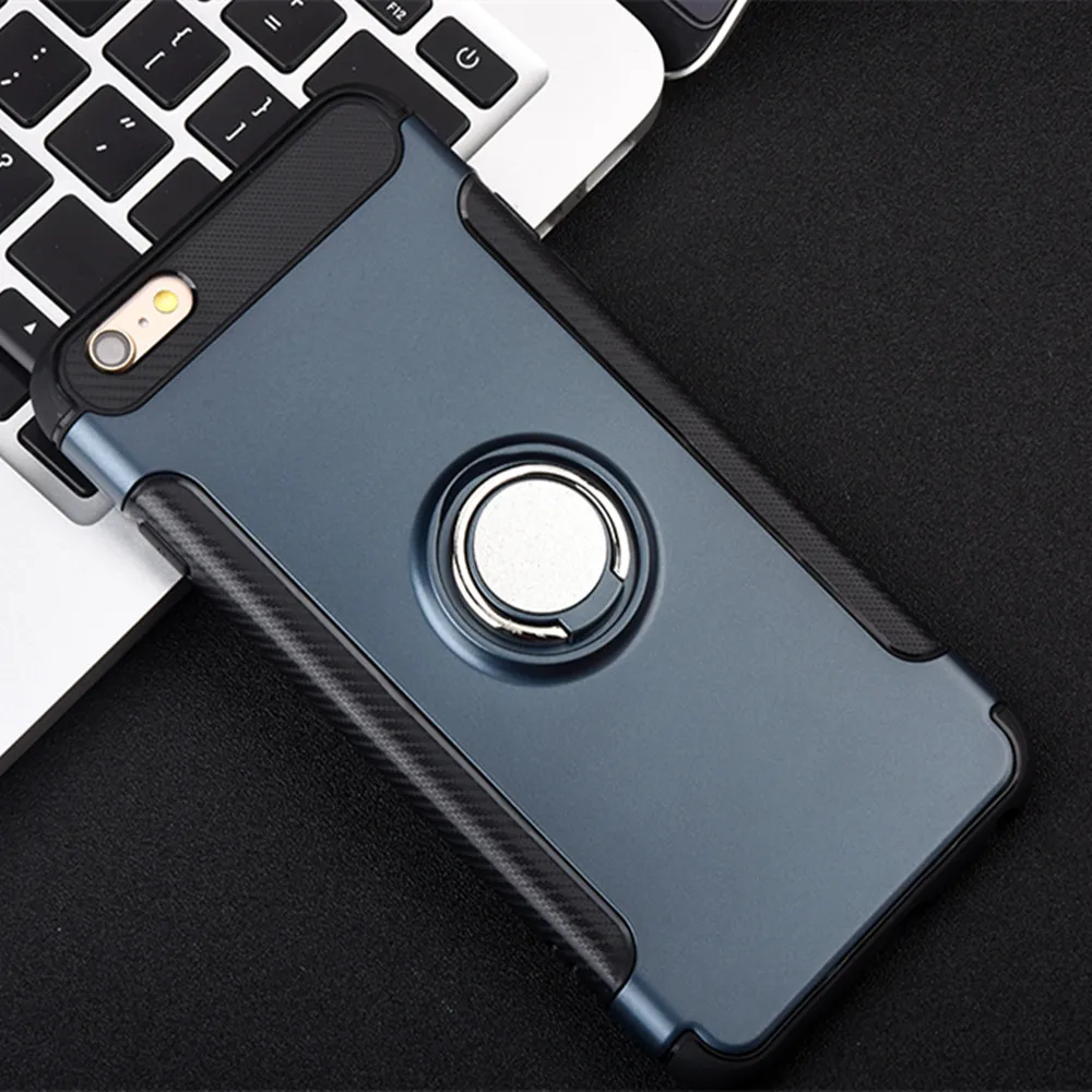 Роскошный чехол для IPhone 5 6 s P 6s Plus автомобильный держатель подставка магнитный