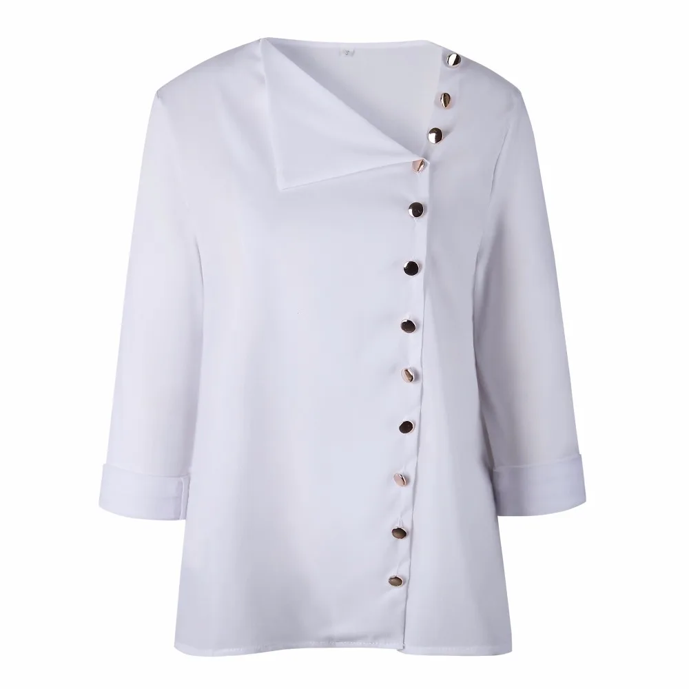 SINFEEL 2018 женская рубашка Blusas Femininas Топы на пуговицах с длинным рукавом Элегантная