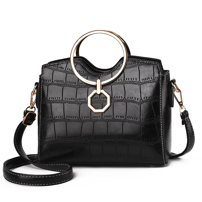 

YINGPEI Women Handbag Shoulder Bag Girls Fashion Famous Design Leather Big Casual Tote High Quality Hasp Casual Black New 2019
