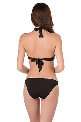Sexy Women Halter Stripe Bikini Monokini Swimwear Beachwear S M L |
