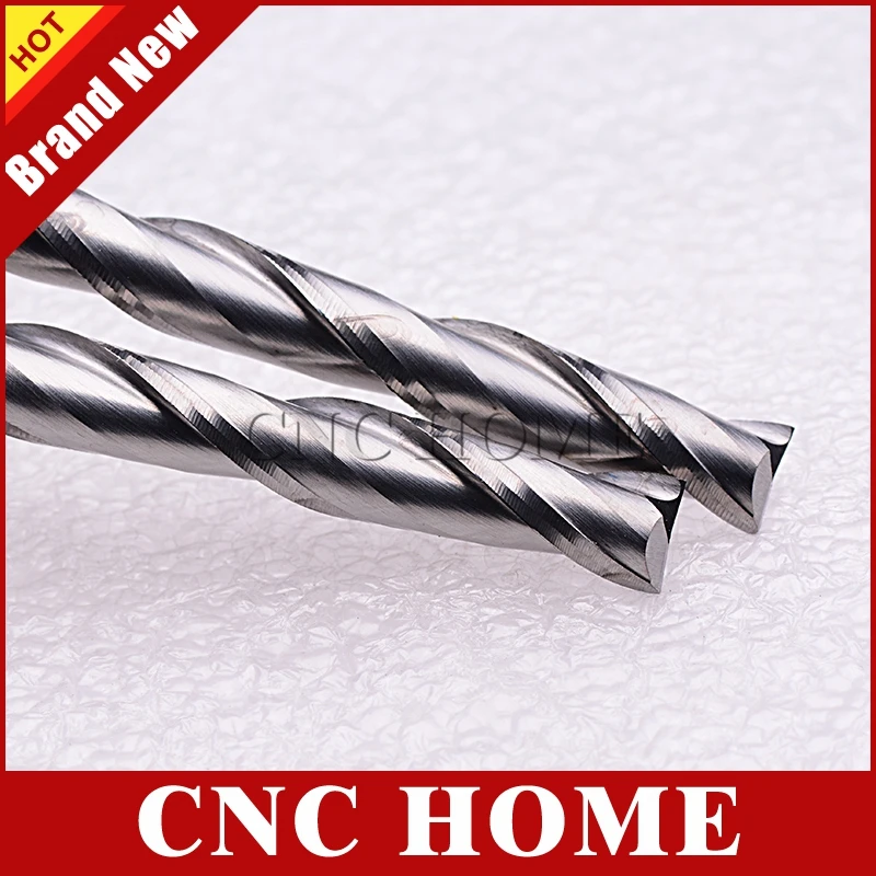 Спиральные концевые фрезы с 2 канавками твердосплавные Фрезы ЧПУ режущие