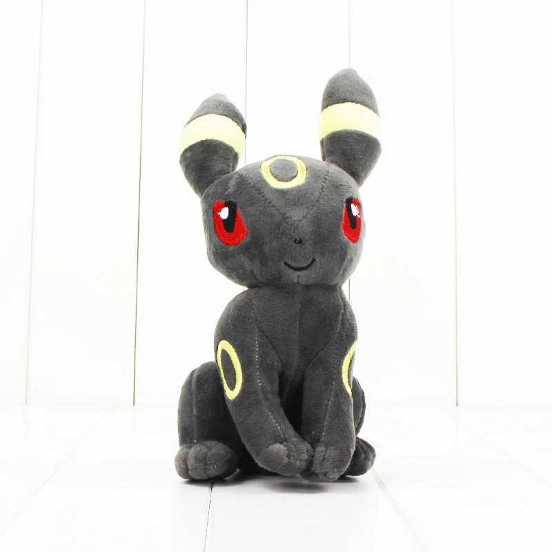 Eevee плюшевые игрушки Sylveon Glaceon Leafeon Umbreon Espeon Jolteon Vaporeon Flareon Мягкая кукла подарок для детей - Цвет: Umbreon