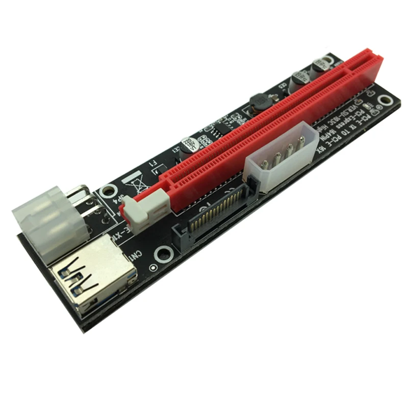 Графический расширитель PCI E Express графический 1X 16X SATA 15 Pin 6 4 PIN 3 питания с дисплеем