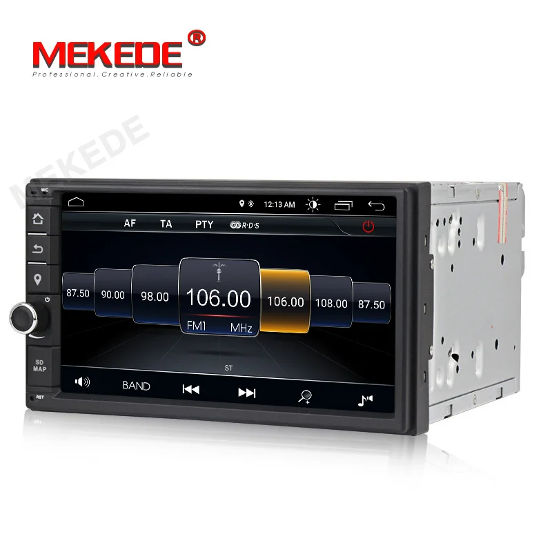 1024x600 2din android 8,1 автомобильный dvd для nissan qashqai x-trail almera Note, Juke Универсальный мультимедийный автомобильный gps-навигатор